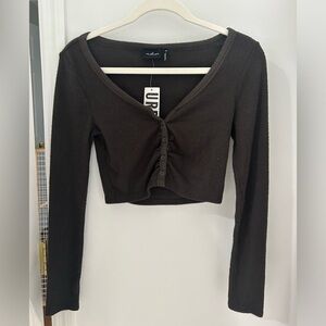 Brown long sleeve sweater